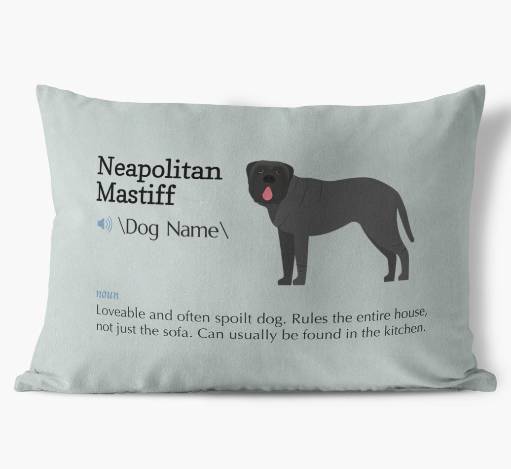 Definition: Personalized {breedFullName} Soft Touch Pillow