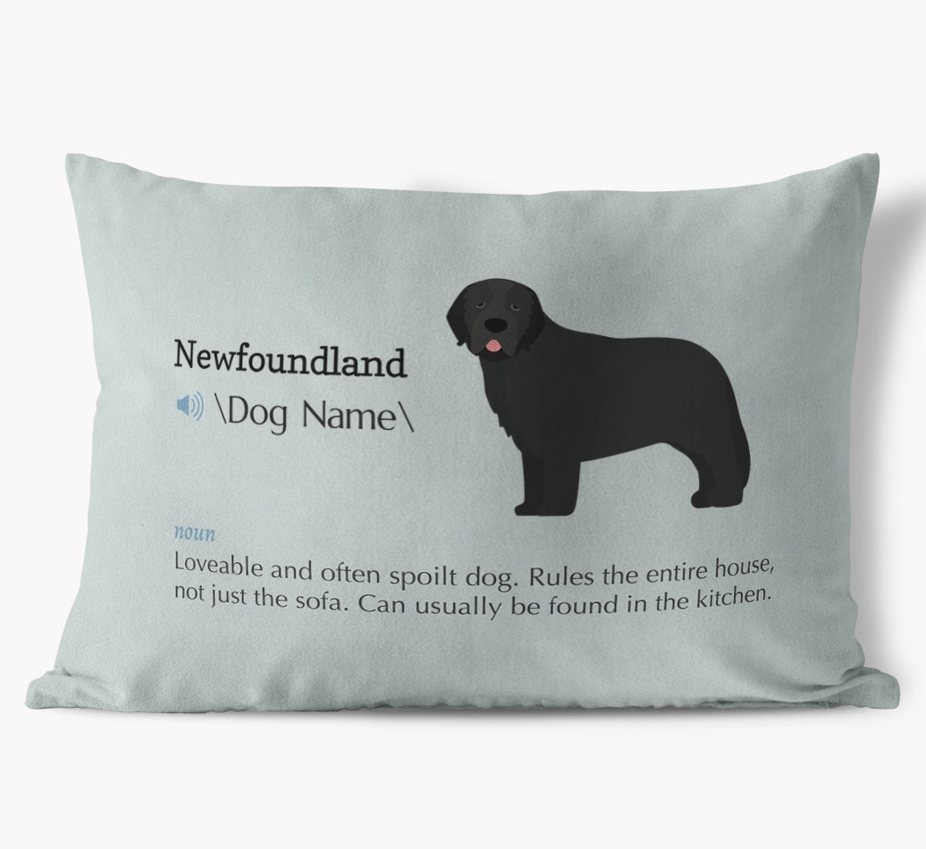 Definition: Personalised {breedFullName} Soft Touch Cushion