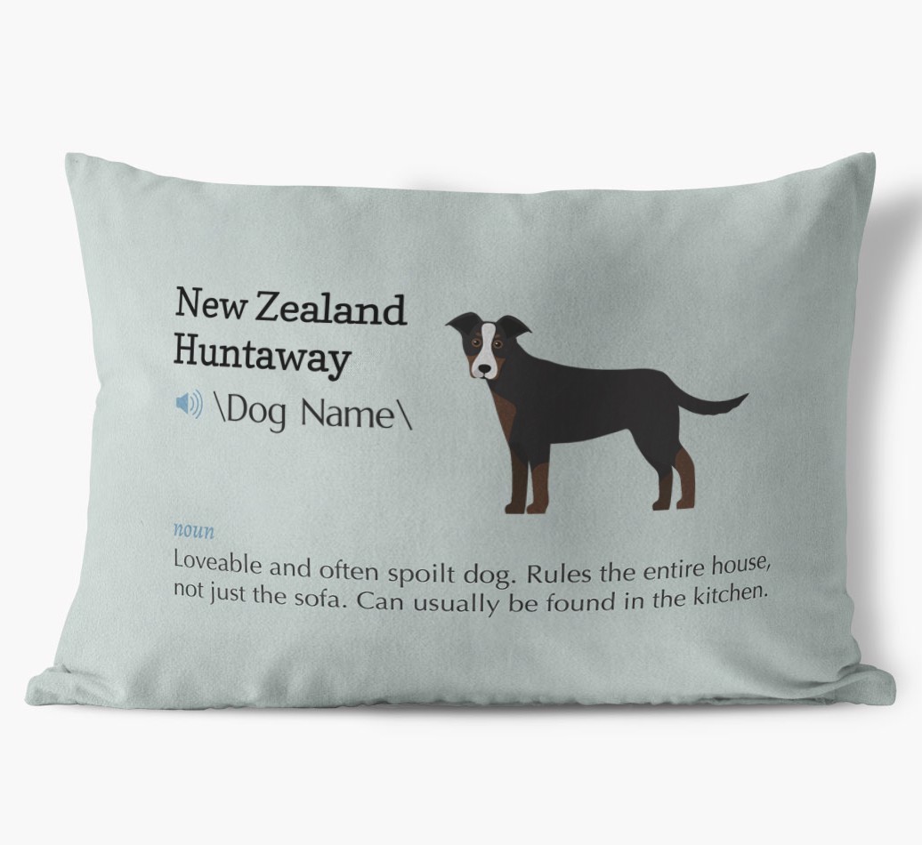 Definition: Personalised {breedFullName} Soft Touch Cushion