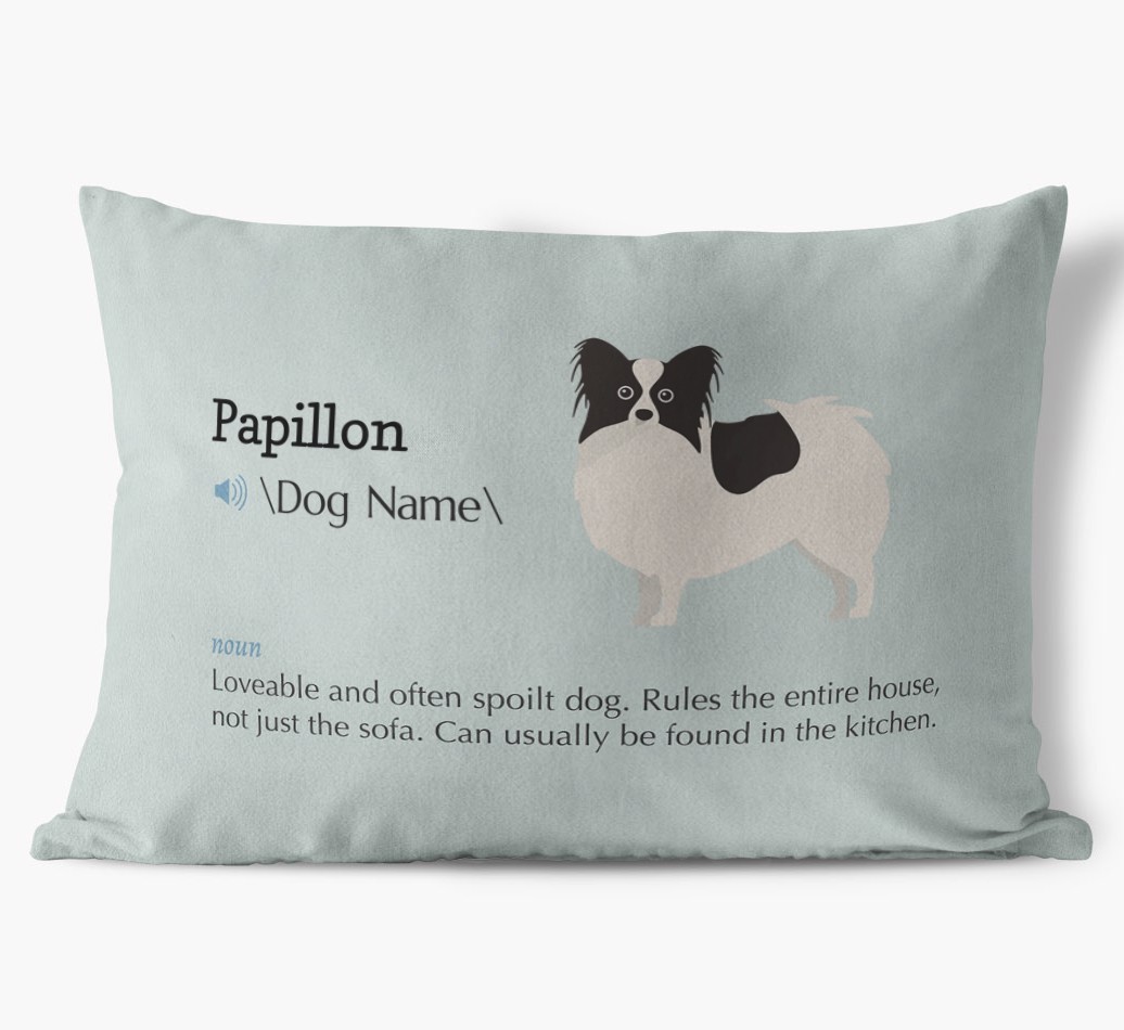 Definition: Personalised {breedFullName} Soft Touch Cushion