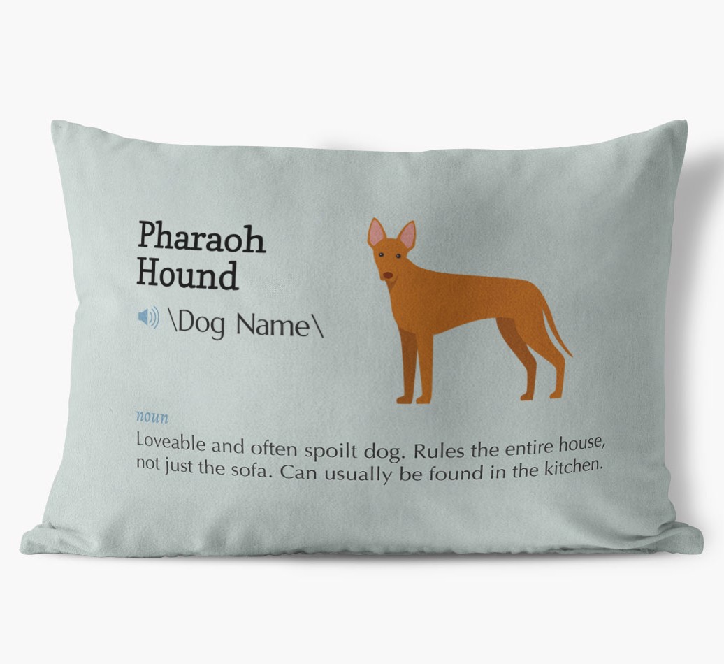 Definition: Personalized {breedFullName} Soft Touch Pillow