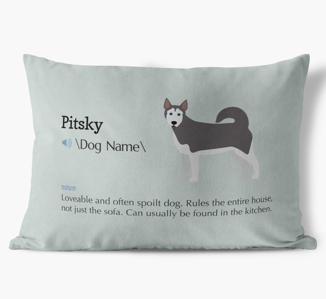 Definition: Personalised {breedFullName} Soft Touch Cushion