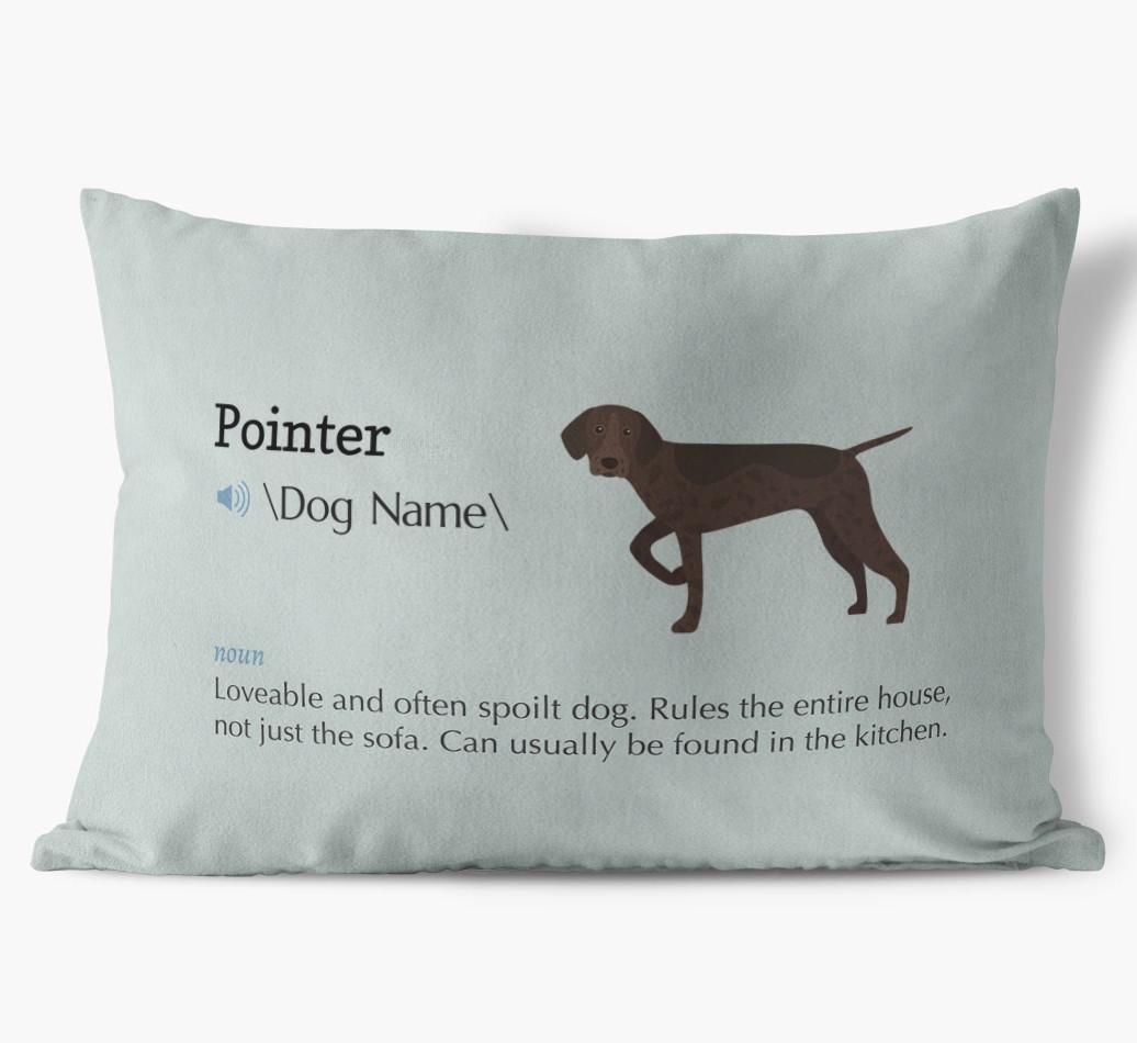 Definition: Personalised {breedFullName} Soft Touch Cushion
