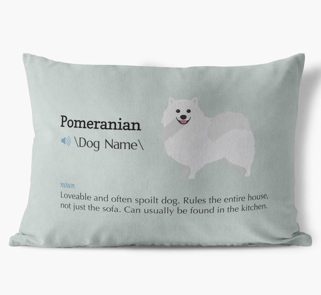Definition: Personalised {breedFullName} Soft Touch Cushion