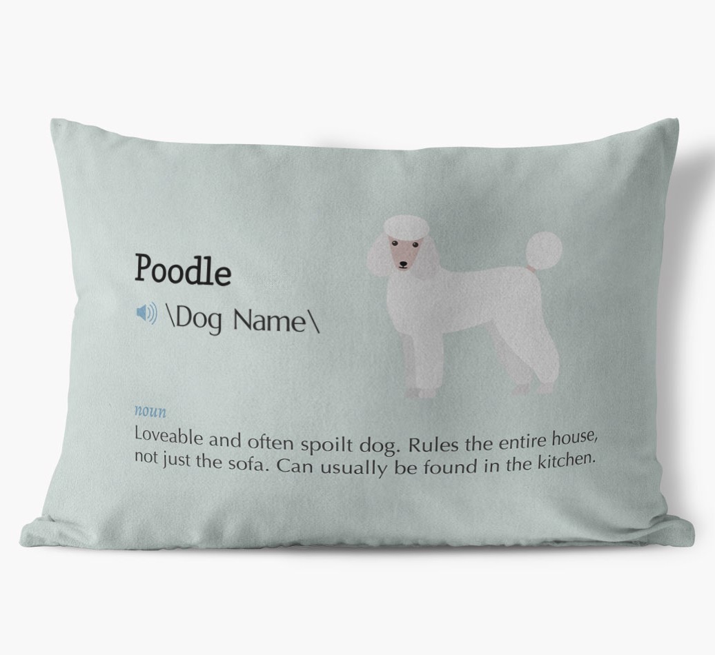 Definition: Personalised {breedFullName} Soft Touch Cushion