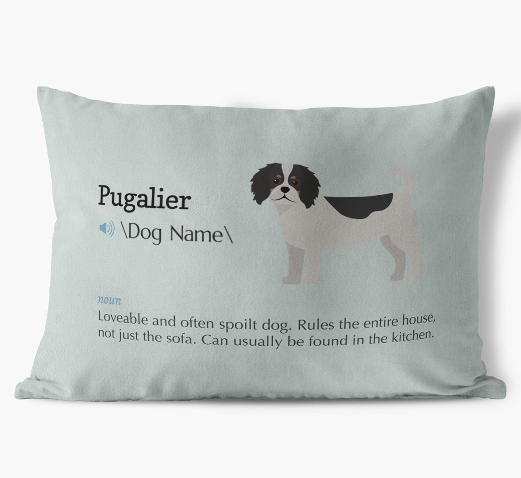 Definition: Personalised {breedFullName} Soft Touch Cushion