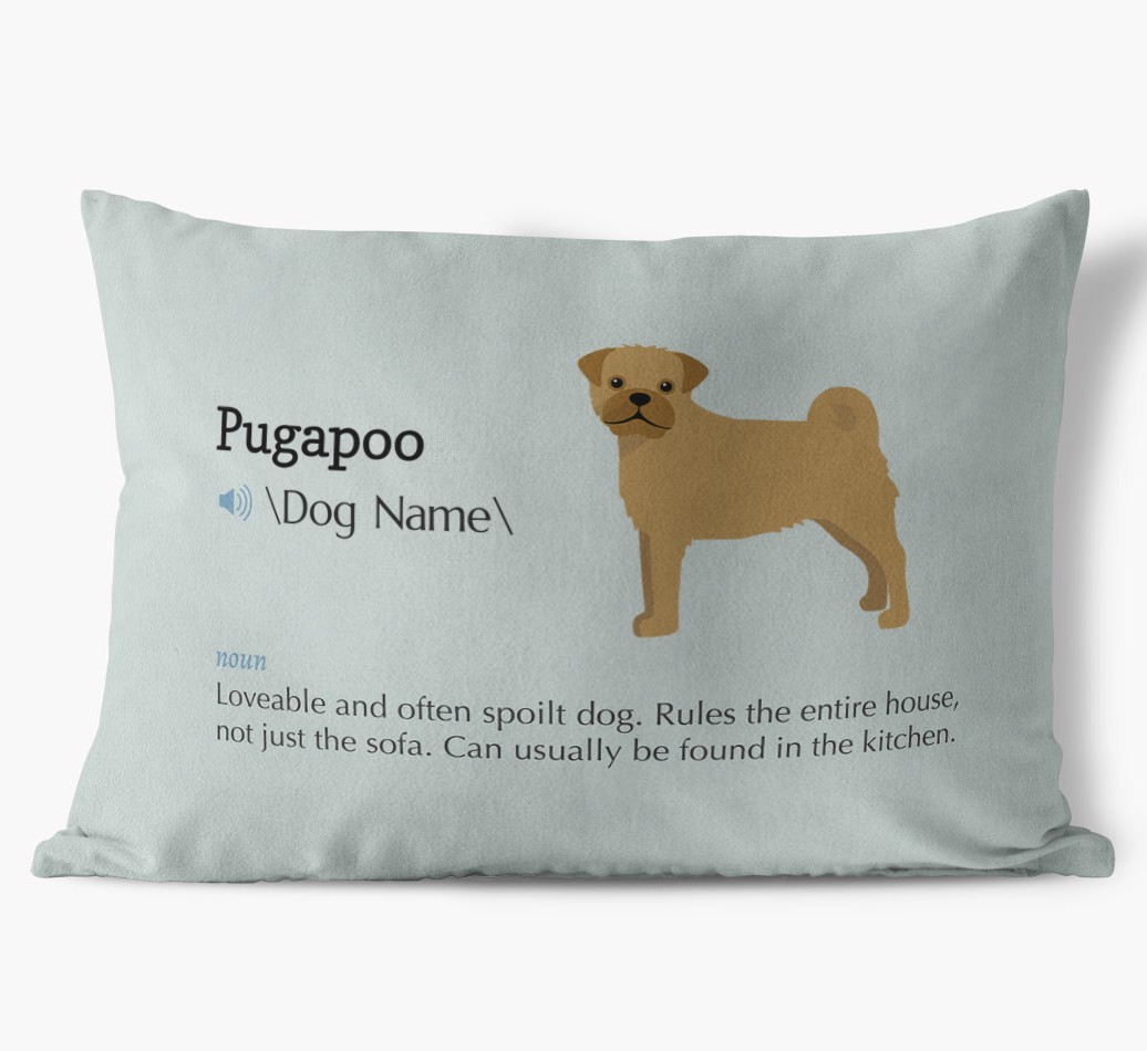 Definition: Personalised {breedFullName} Soft Touch Cushion