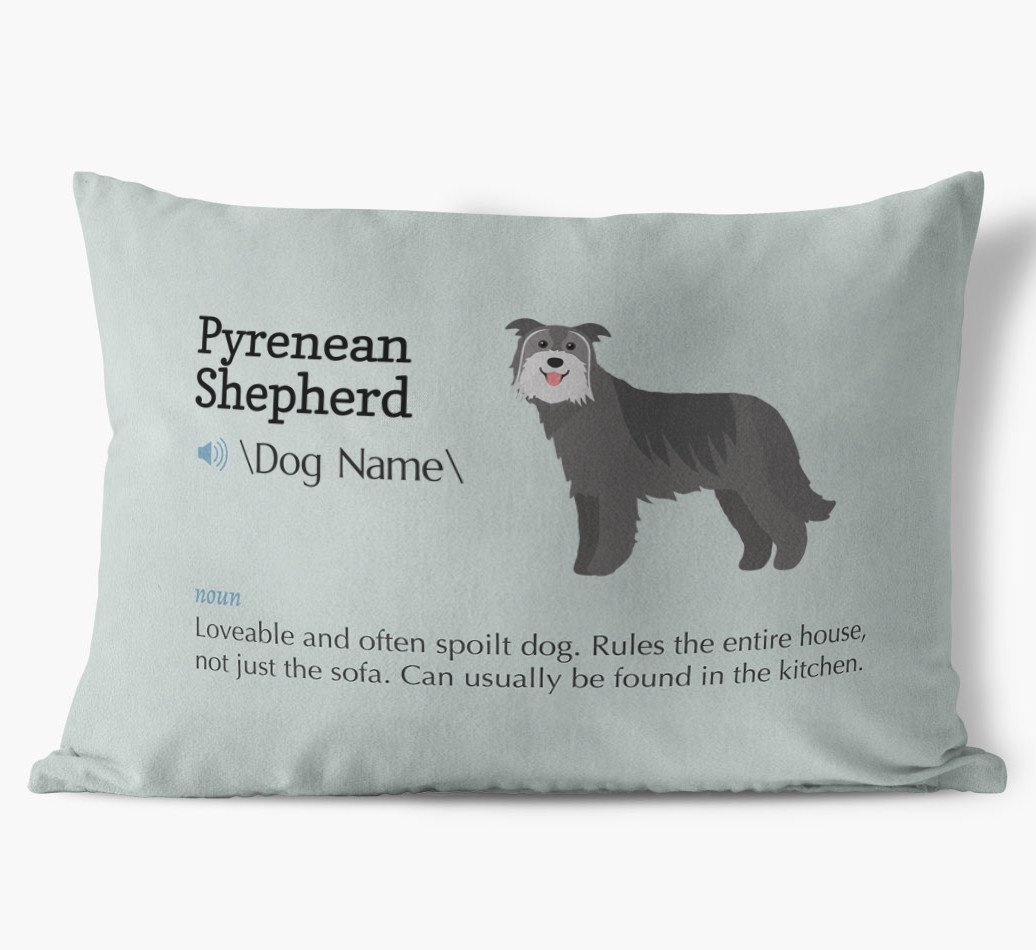 Definition: Personalised {breedFullName} Soft Touch Cushion