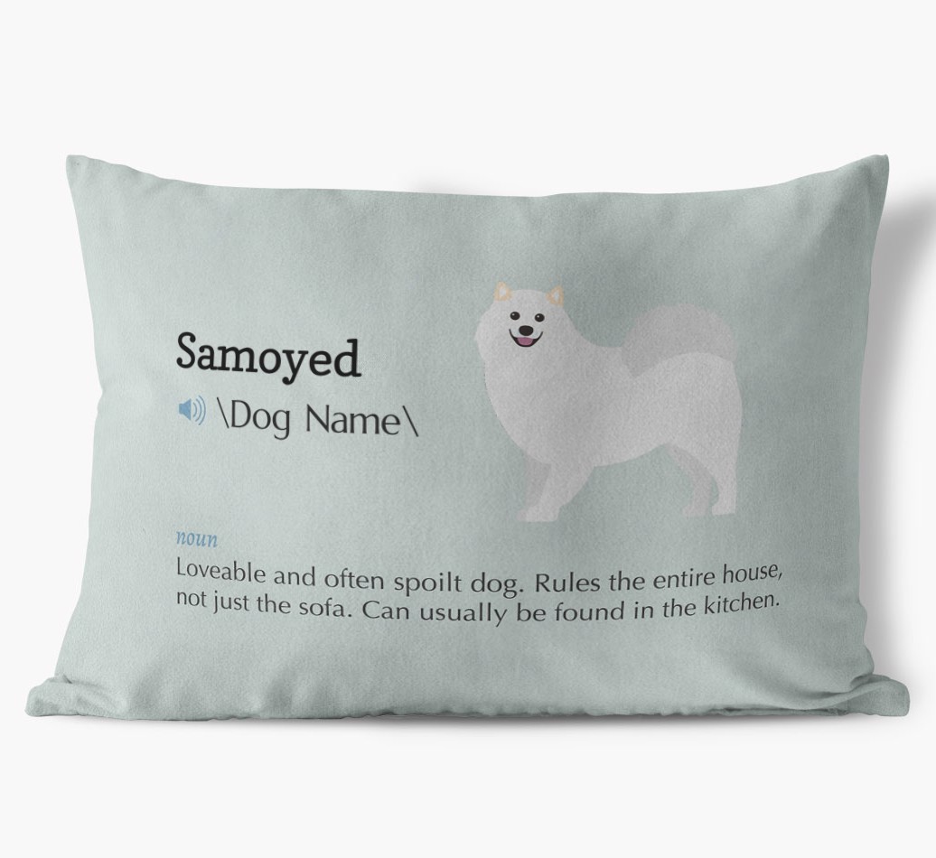 Definition: Personalised {breedFullName} Soft Touch Cushion