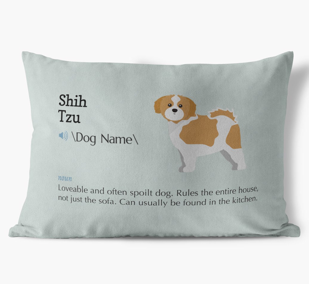 Definition: Personalised {breedFullName} Soft Touch Cushion