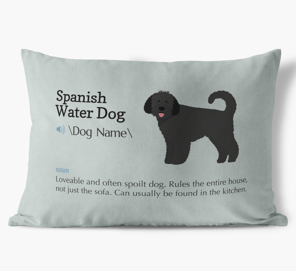 Definition: Personalised {breedFullName} Soft Touch Cushion