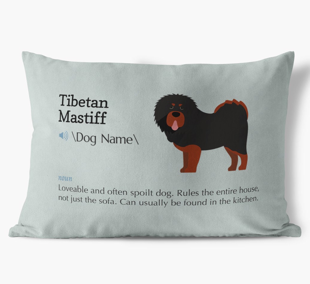 Definition: Personalised {breedFullName} Soft Touch Cushion
