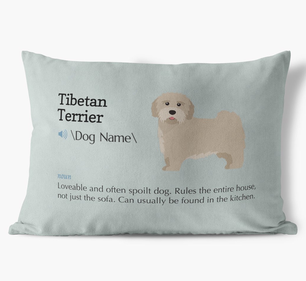 Definition: Personalised {breedFullName} Soft Touch Cushion