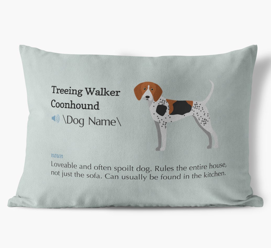 Definition: Personalised {breedFullName} Soft Touch Cushion