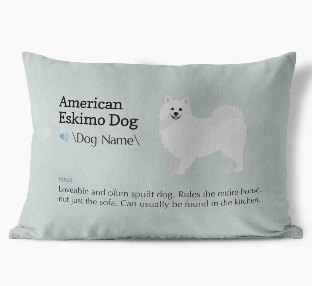 Definition: Personalized {breedFullName} Soft Touch Pillow