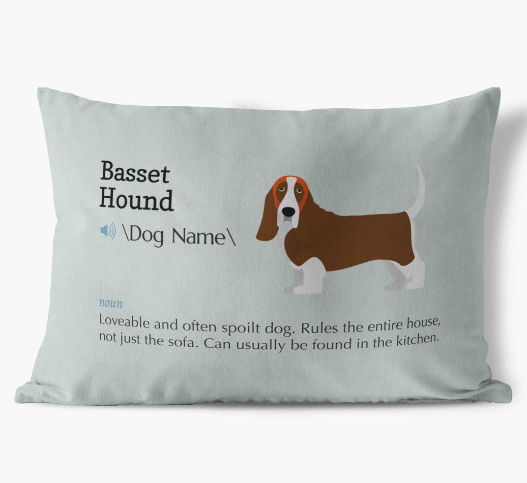 Definition: Personalized {breedFullName} Soft Touch Pillow