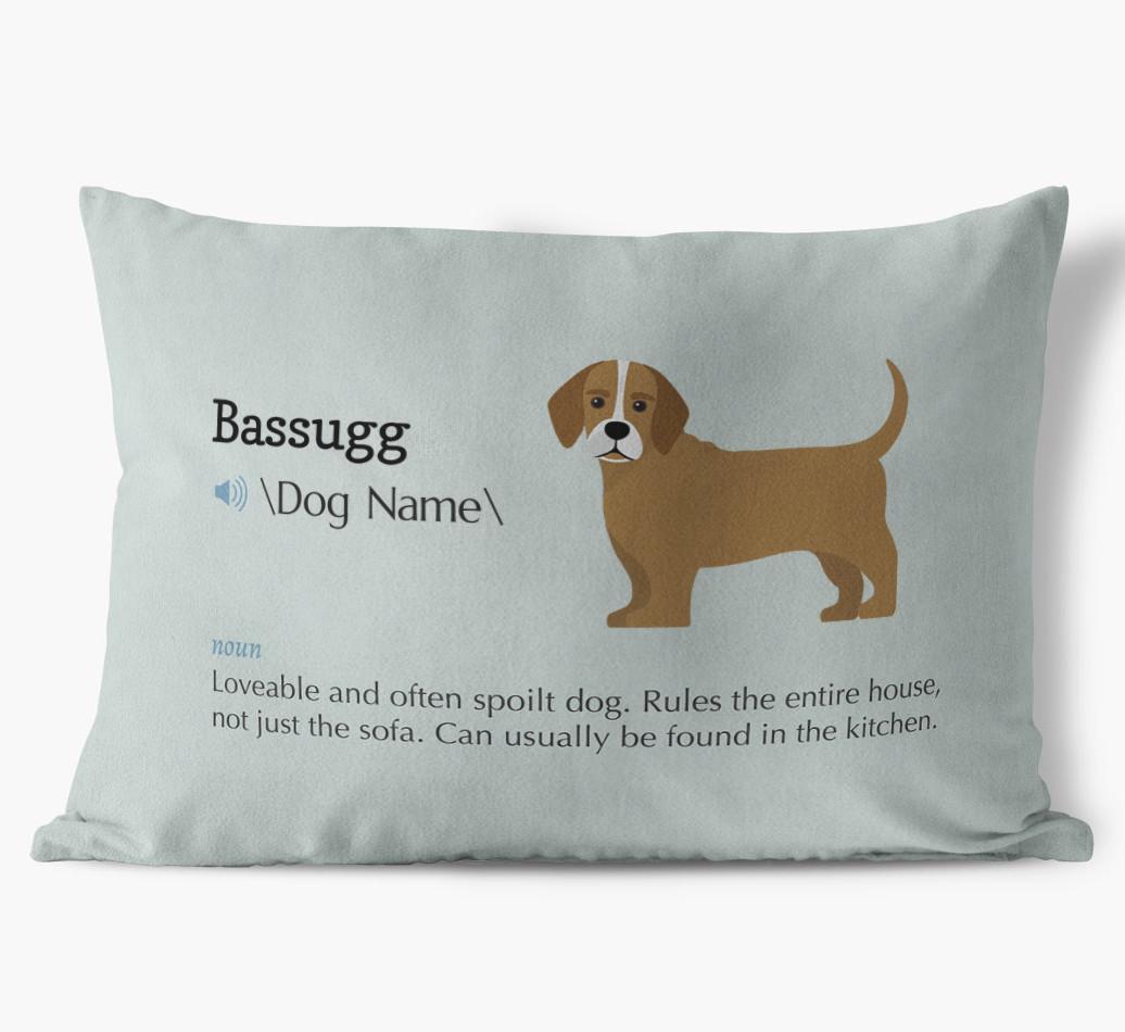 Definition: Personalized {breedFullName} Soft Touch Pillow