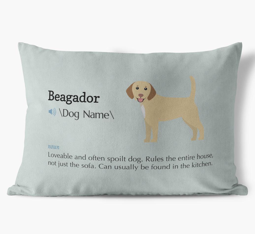 Definition: Personalized {breedFullName} Soft Touch Pillow