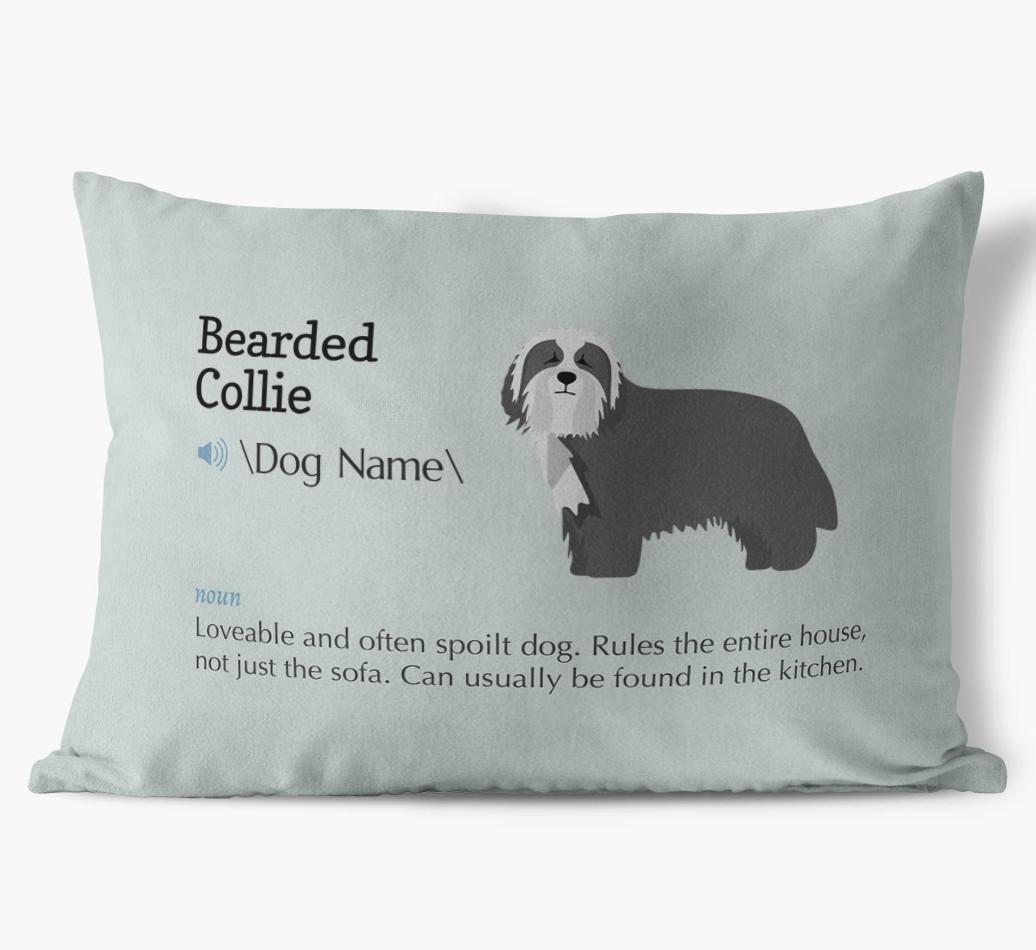 Definition: Personalized {breedFullName} Soft Touch Pillow