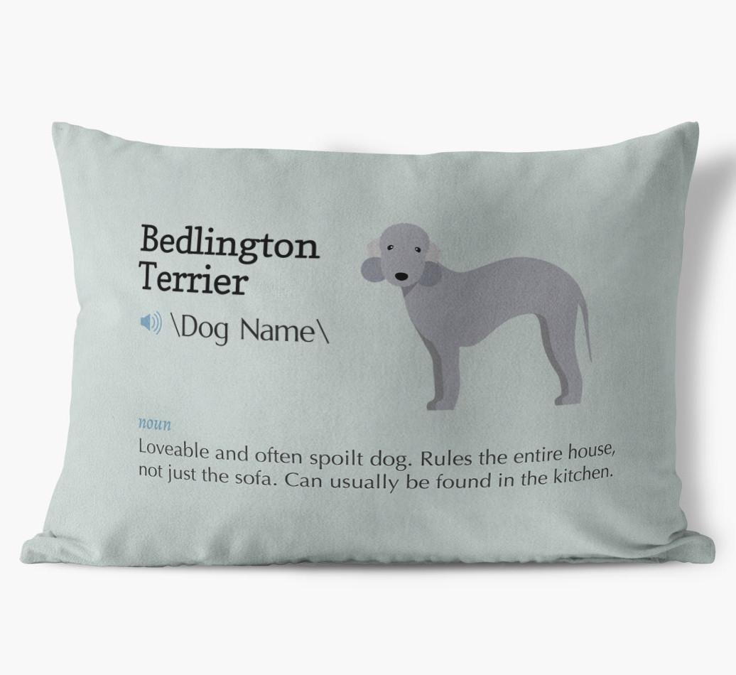 Definition: Personalized {breedFullName} Soft Touch Pillow