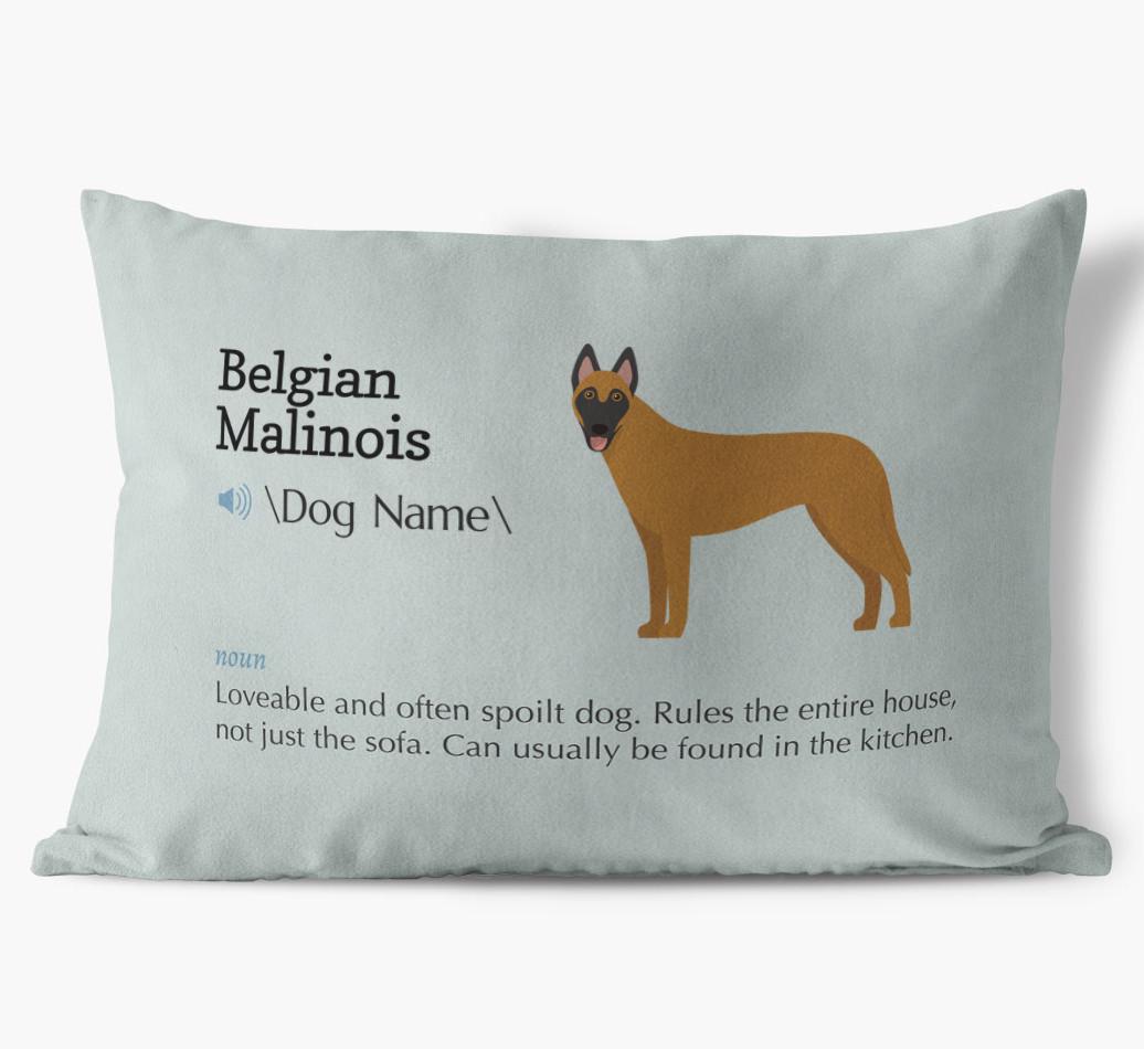 Definition: Personalized {breedFullName} Soft Touch Pillow