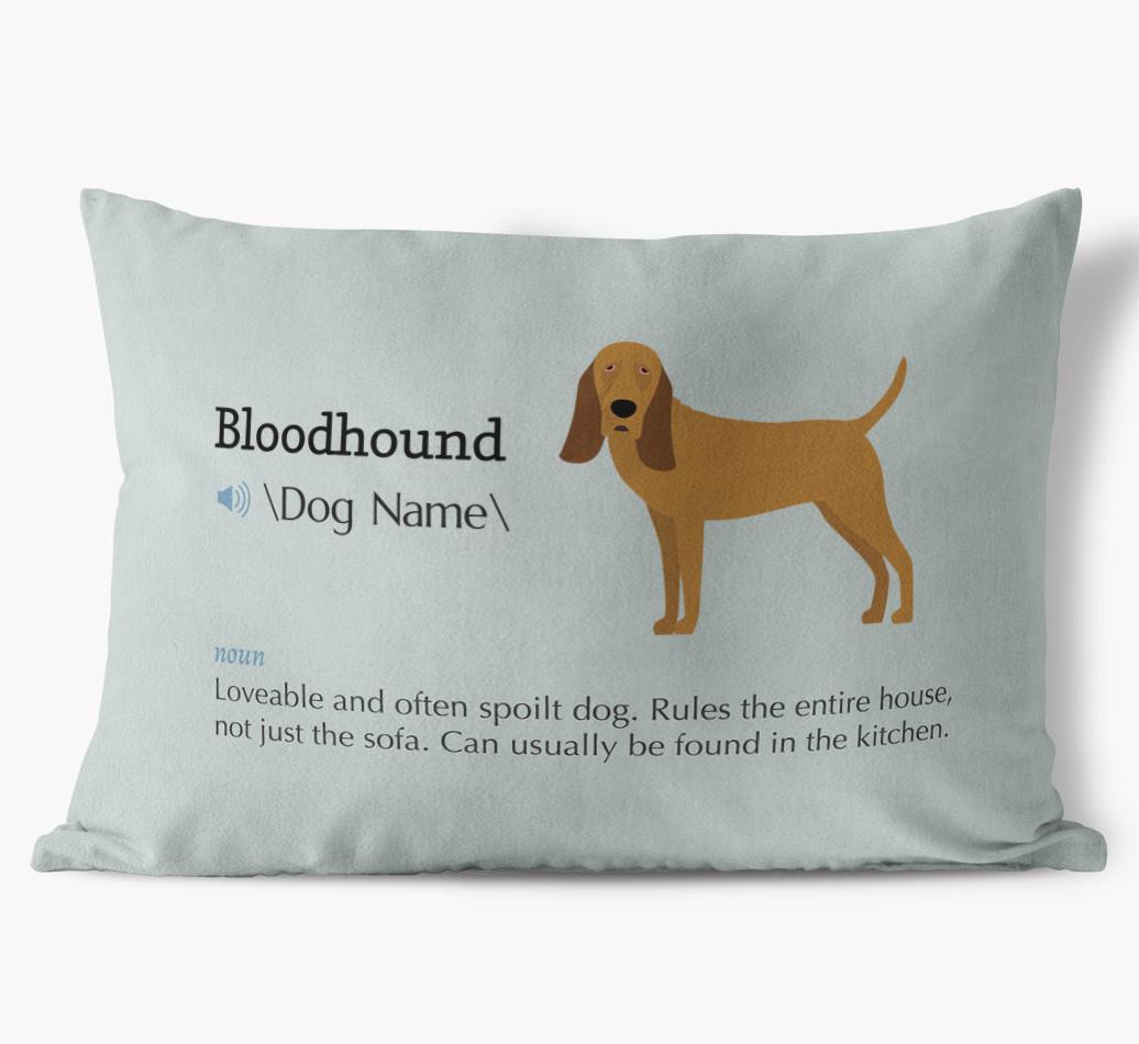 Definition: Personalized {breedFullName} Soft Touch Pillow