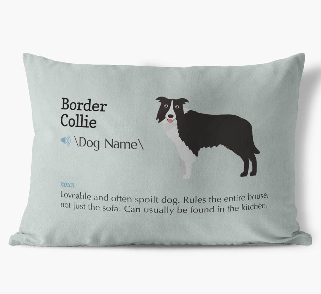 Definition: Personalized {breedFullName} Soft Touch Pillow