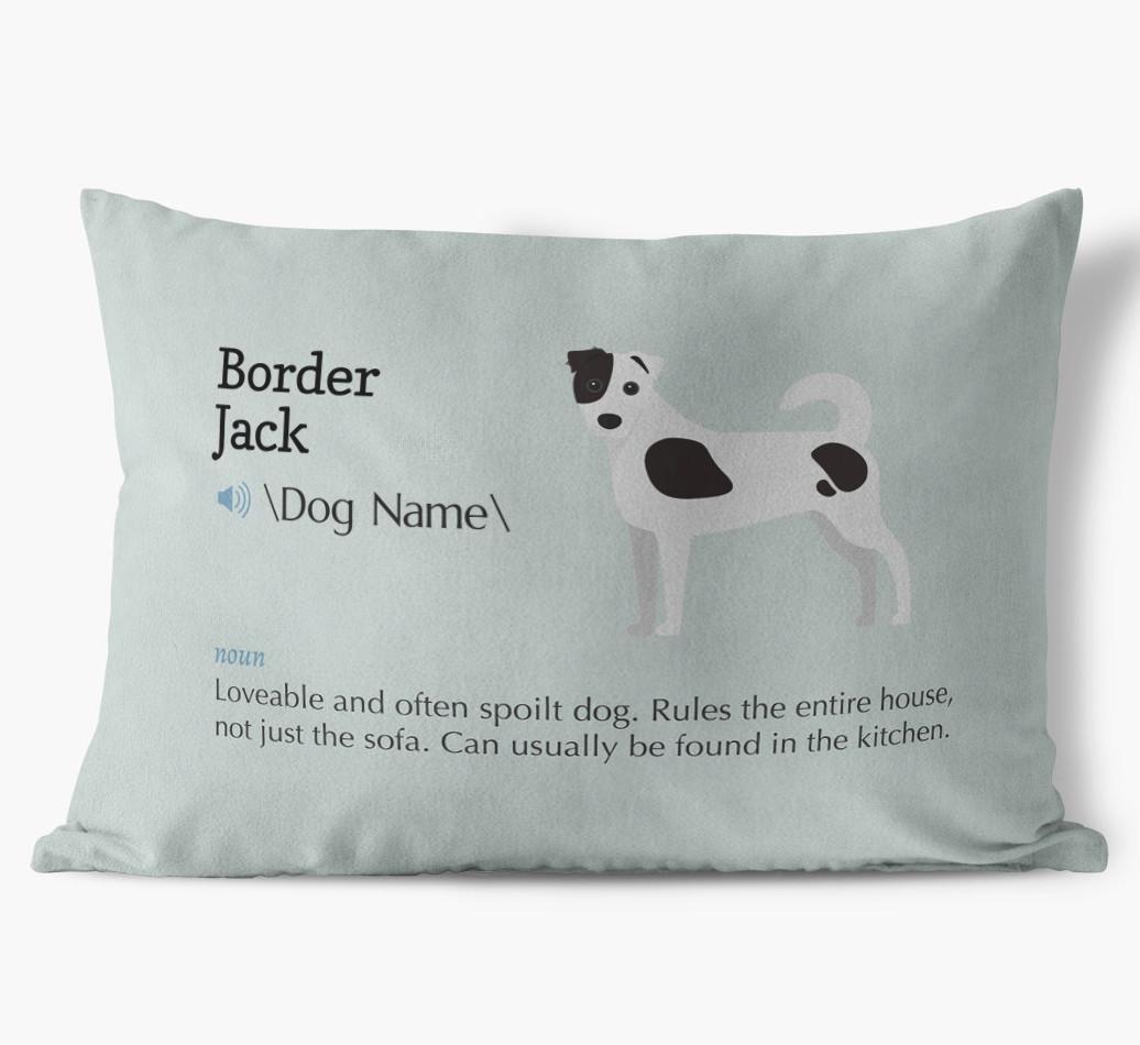 Definition: Personalized {breedFullName} Soft Touch Pillow