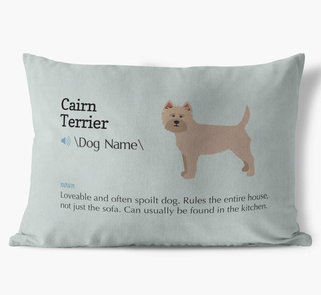 Definition: Personalized {breedFullName} Soft Touch Pillow