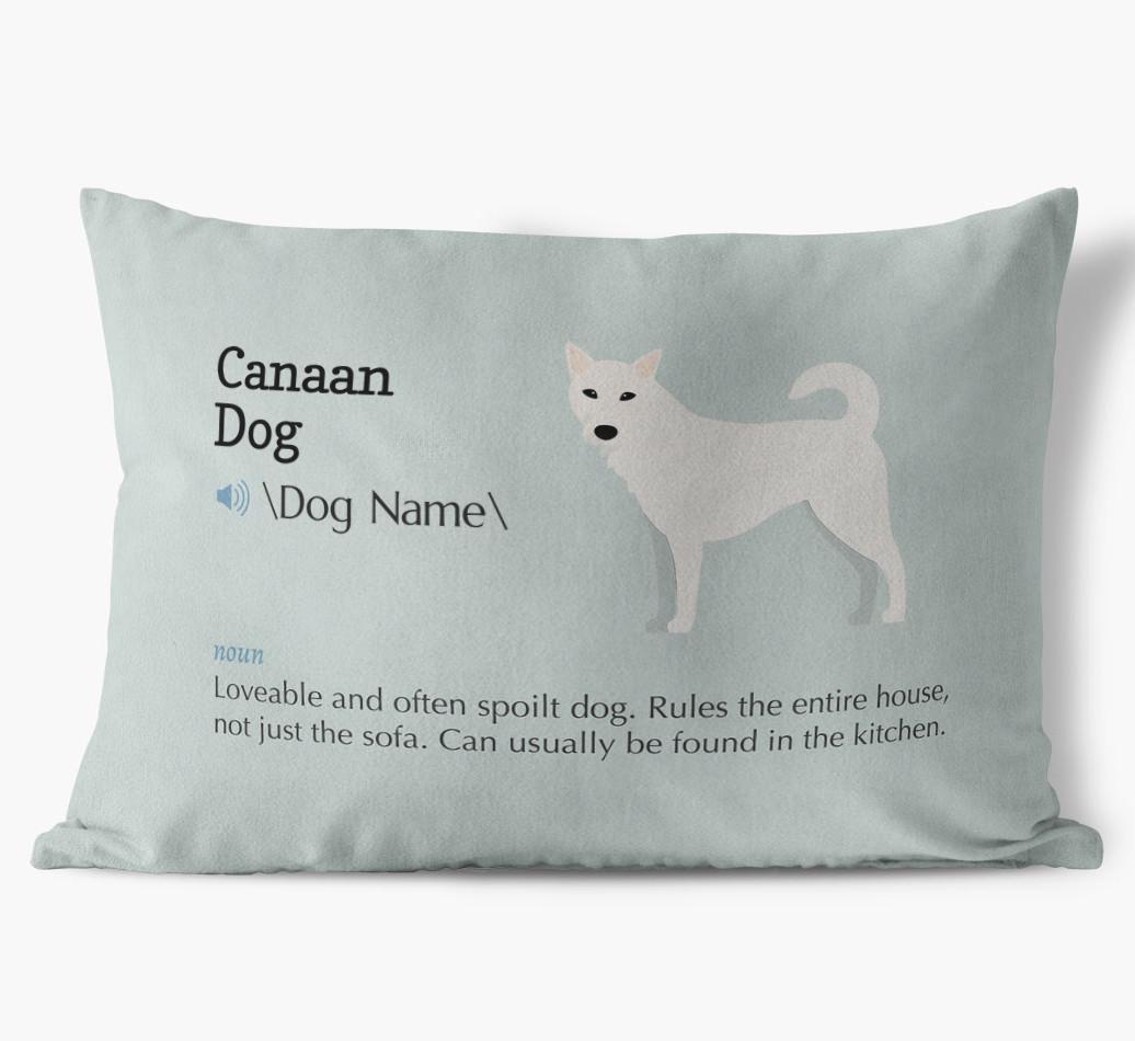 Definition: Personalized {breedFullName} Soft Touch Pillow