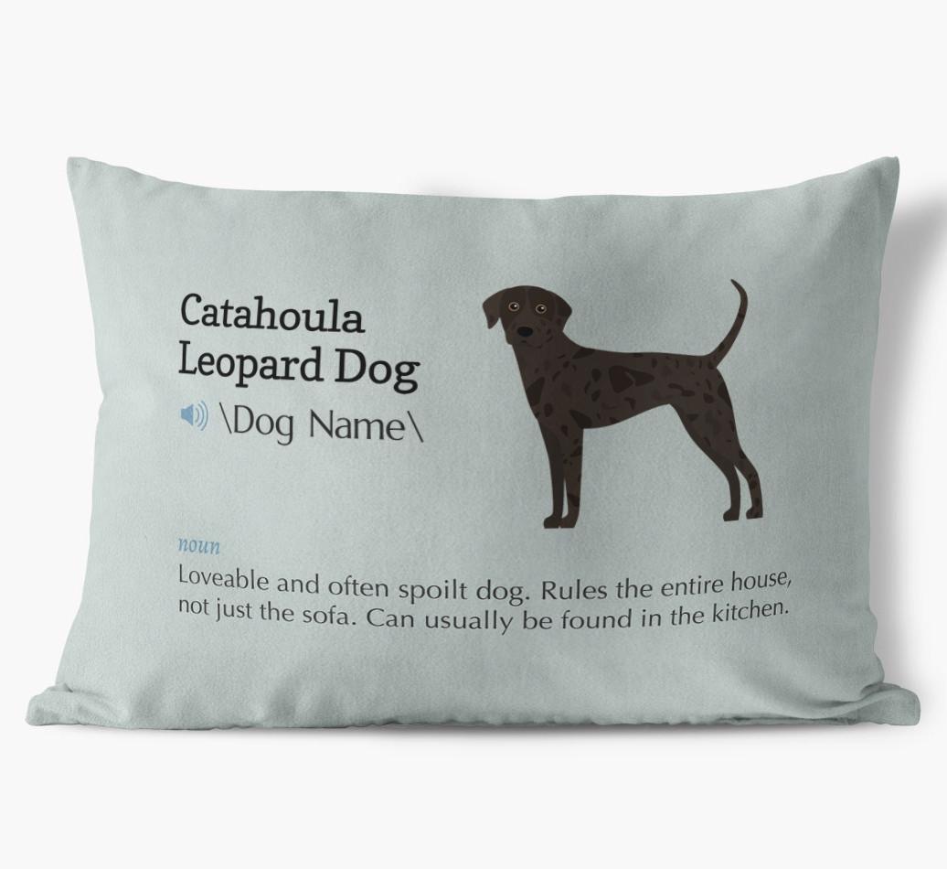Definition: Personalized {breedFullName} Soft Touch Pillow