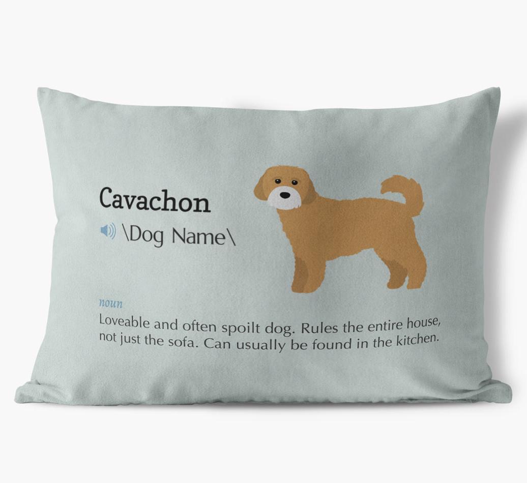 Definition: Personalized {breedFullName} Soft Touch Pillow