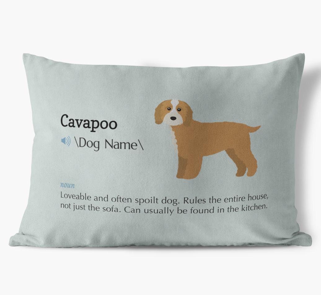 Definition: Personalized {breedFullName} Soft Touch Pillow