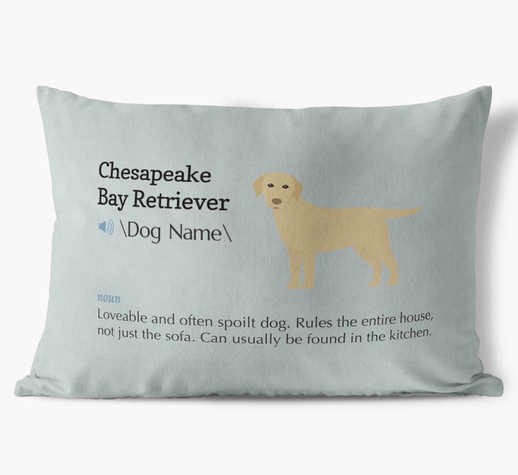 Definition: Personalized {breedFullName} Soft Touch Pillow