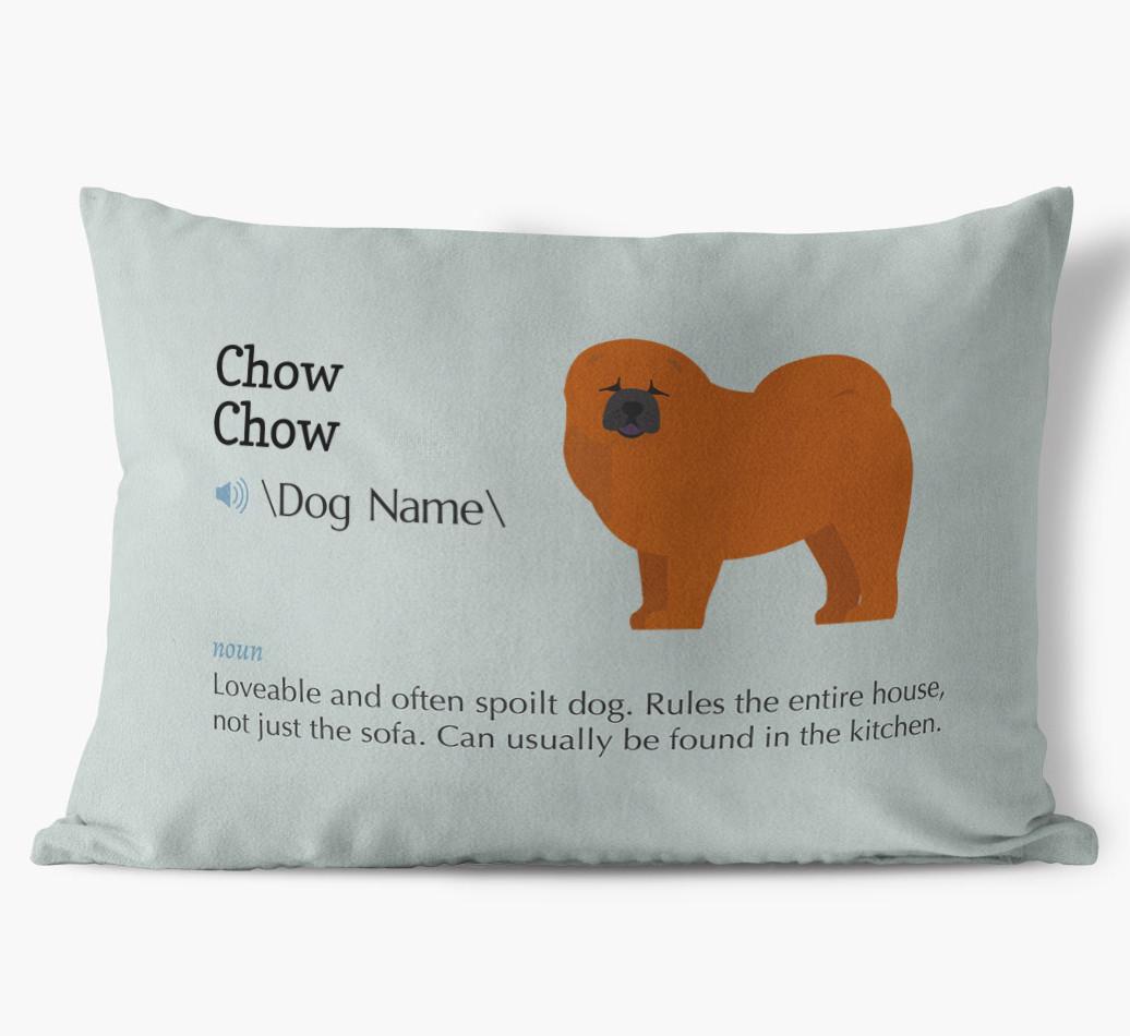 Definition: Personalized {breedFullName} Soft Touch Pillow