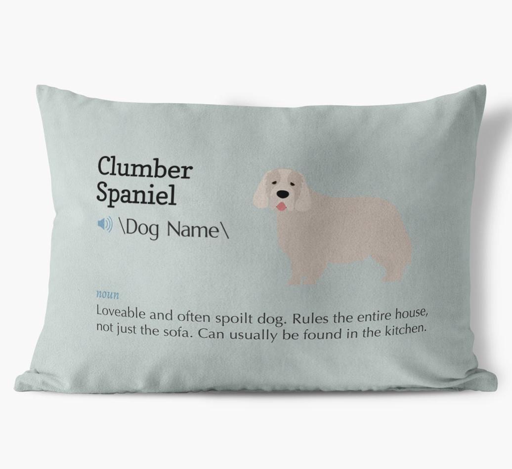 Definition: Personalized {breedFullName} Soft Touch Pillow