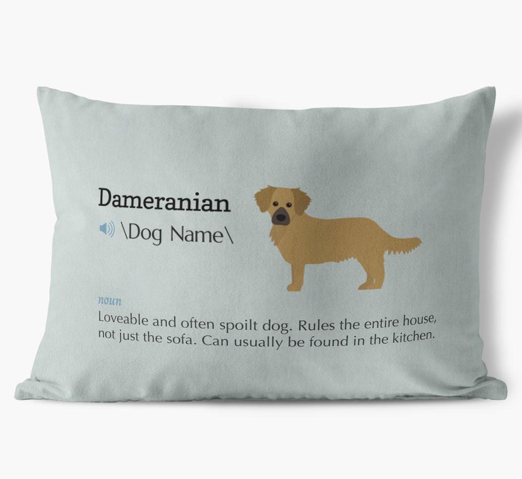 Definition: Personalized {breedFullName} Soft Touch Pillow