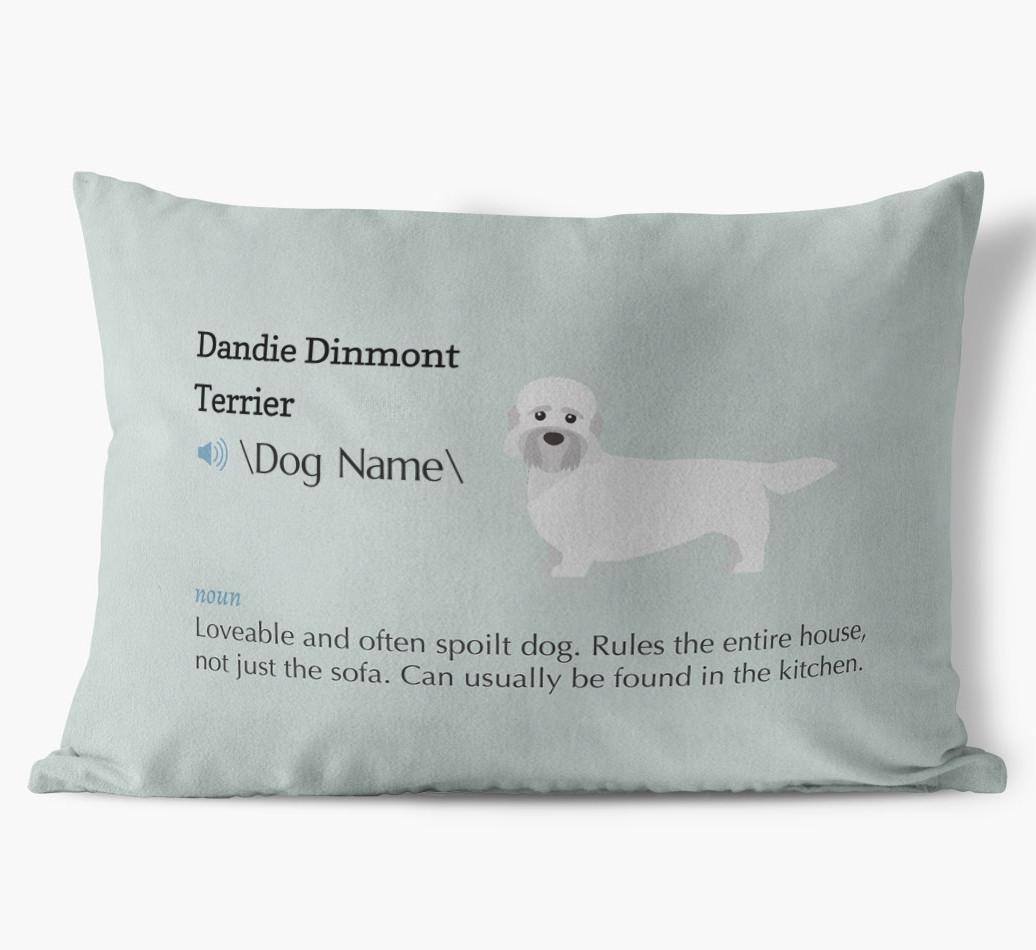 Definition: Personalized {breedFullName} Soft Touch Pillow