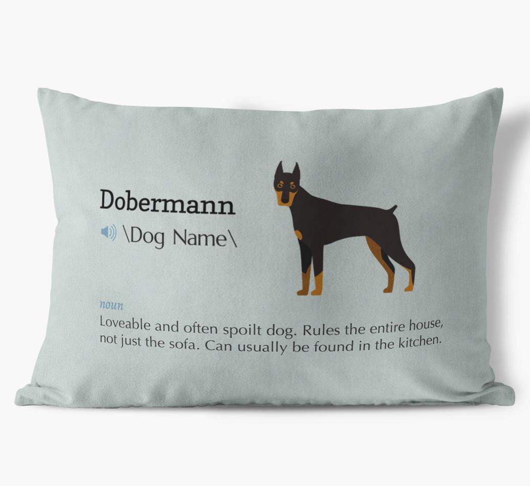 Definition: Personalized {breedFullName} Soft Touch Pillow