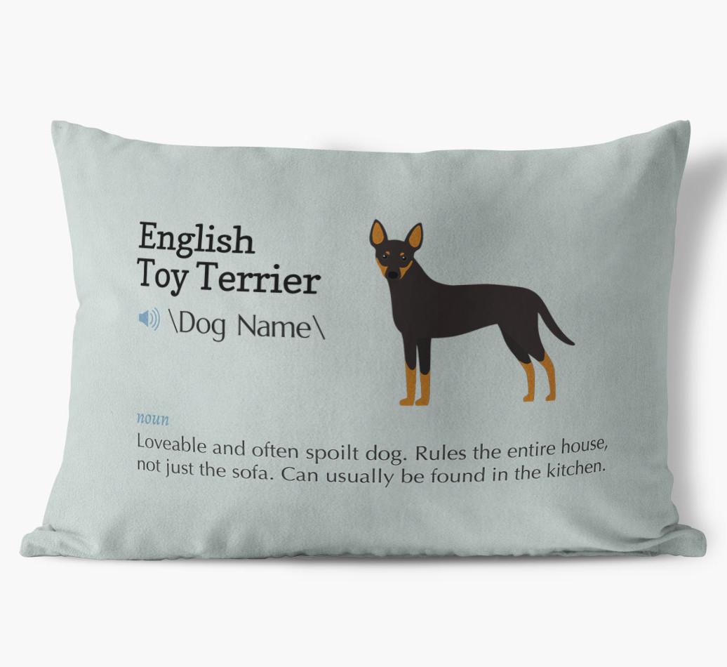 Definition: Personalized {breedFullName} Soft Touch Pillow