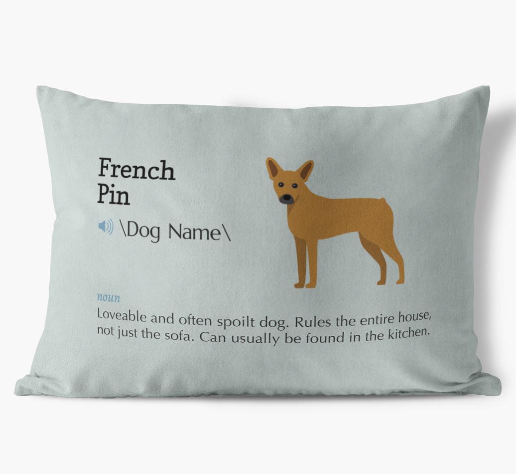 Definition: Personalized {breedFullName} Soft Touch Pillow