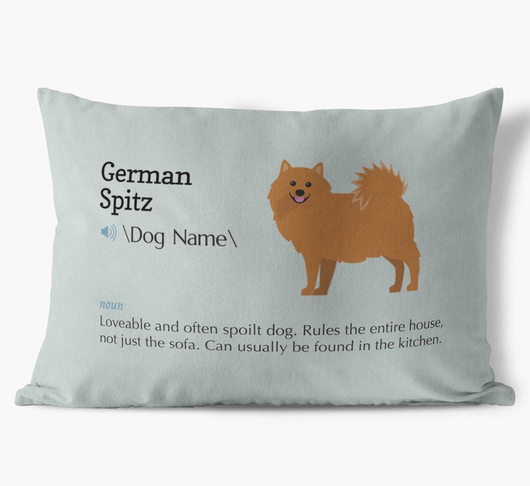 Definition: Personalized {breedFullName} Soft Touch Pillow