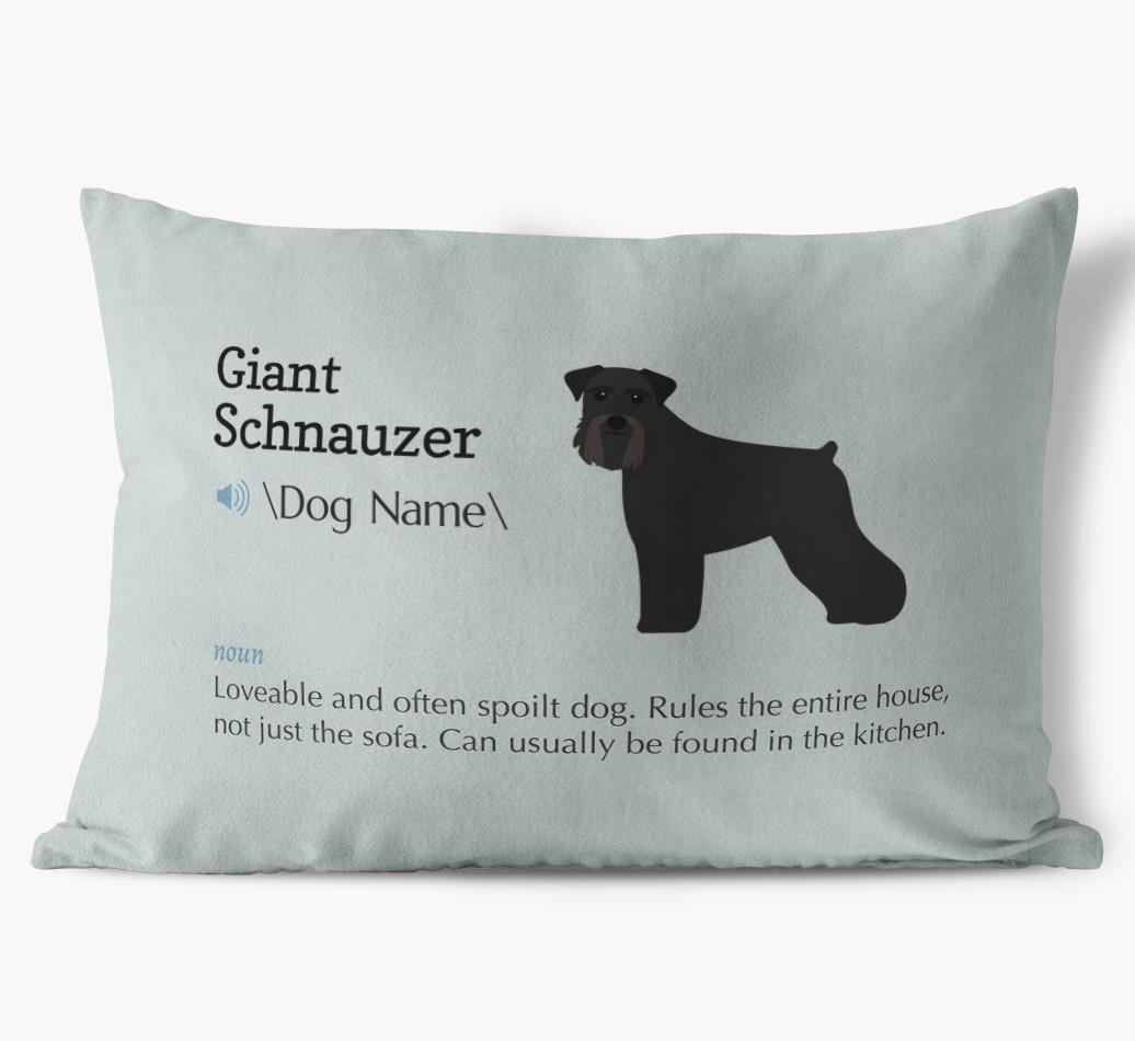 Definition: Personalized {breedFullName} Soft Touch Pillow