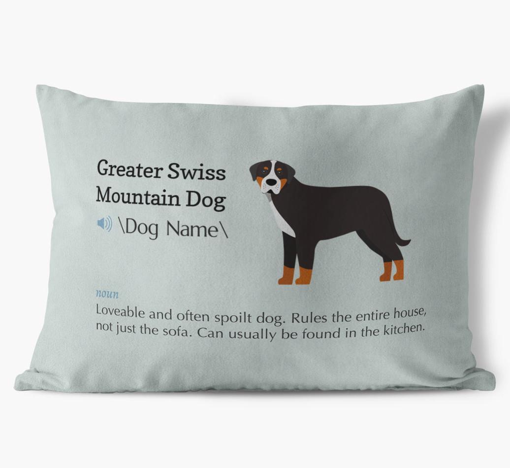 Definition: Personalized {breedFullName} Soft Touch Pillow