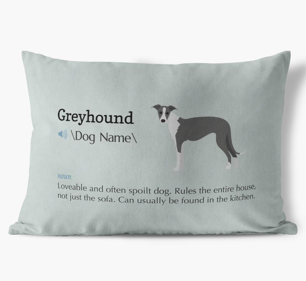 Definition: Personalized {breedFullName} Soft Touch Pillow