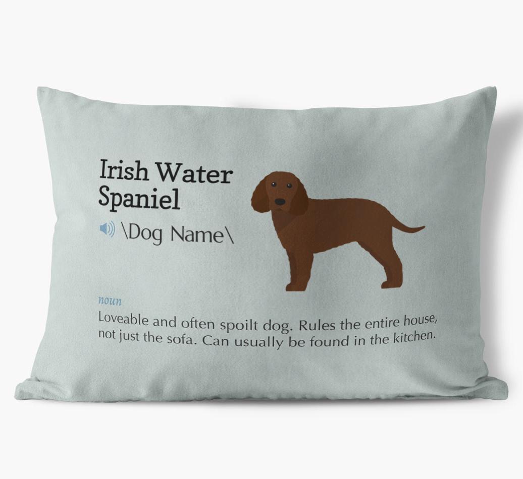 Definition: Personalized {breedFullName} Soft Touch Pillow