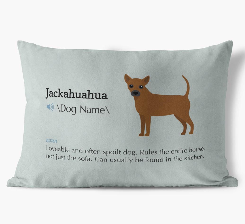 Definition: Personalized {breedFullName} Soft Touch Pillow