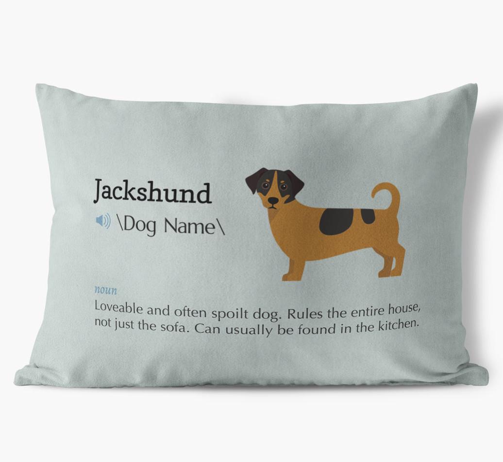 Definition: Personalized {breedFullName} Soft Touch Pillow