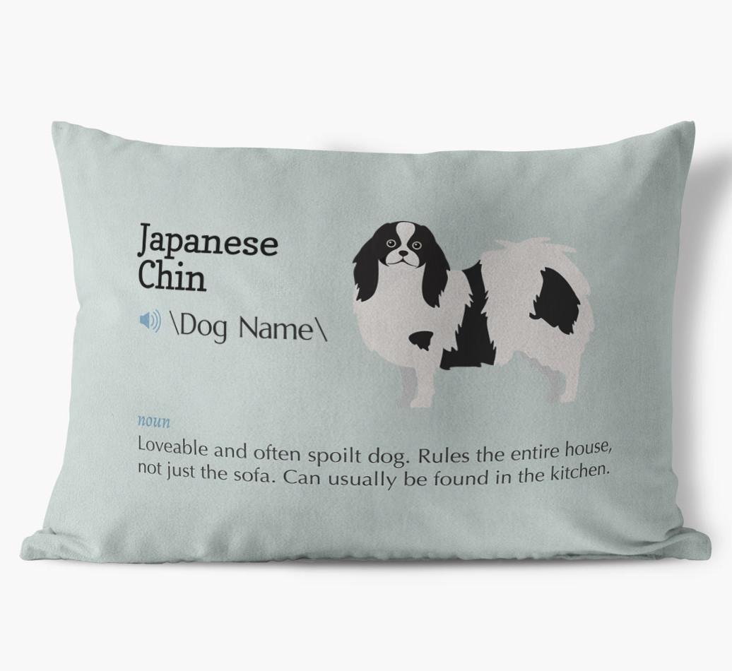 Definition: Personalized {breedFullName} Soft Touch Pillow