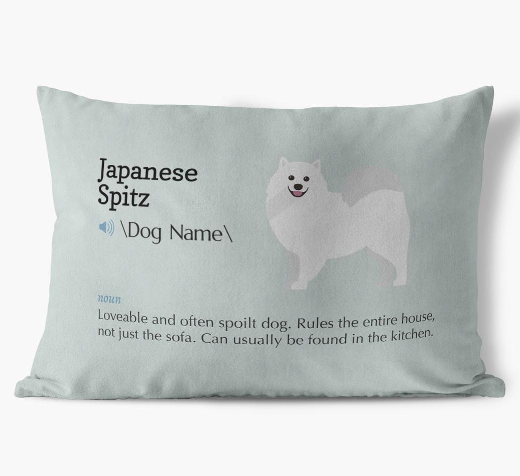 Definition: Personalized {breedFullName} Soft Touch Pillow